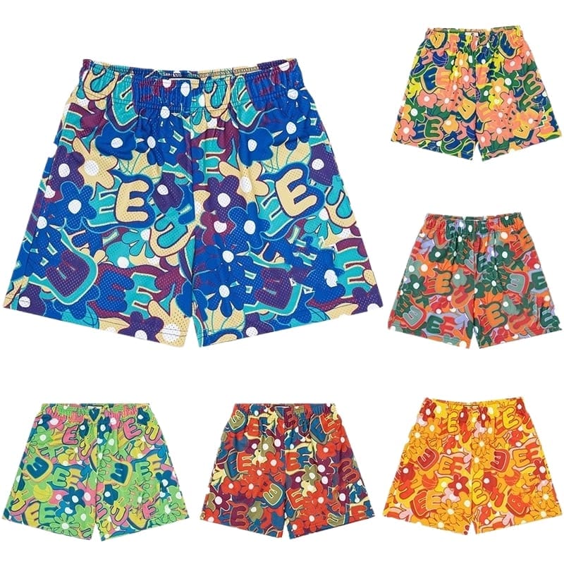 Eric Emanuel Mesh Fitness Shorts Below Knee American Muscle Sports Pants