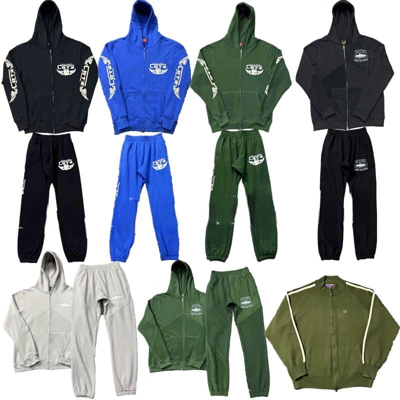 Corteiz Devil Island Fleece-Lined Sweatpants