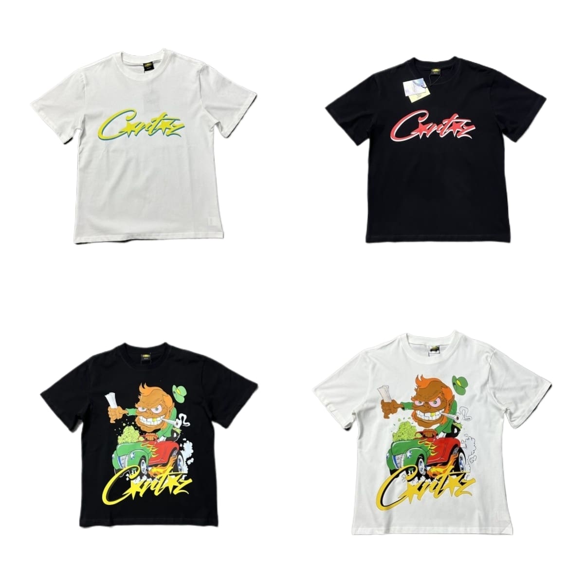 Corteiz Fun Smoking Old Man T-Shirt