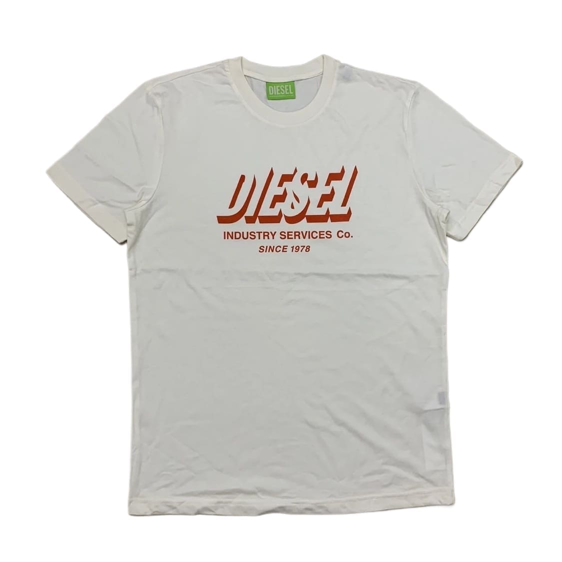 Diesel T-Diegos-A5 Cotton Printed Short Sleeve T-Shirt