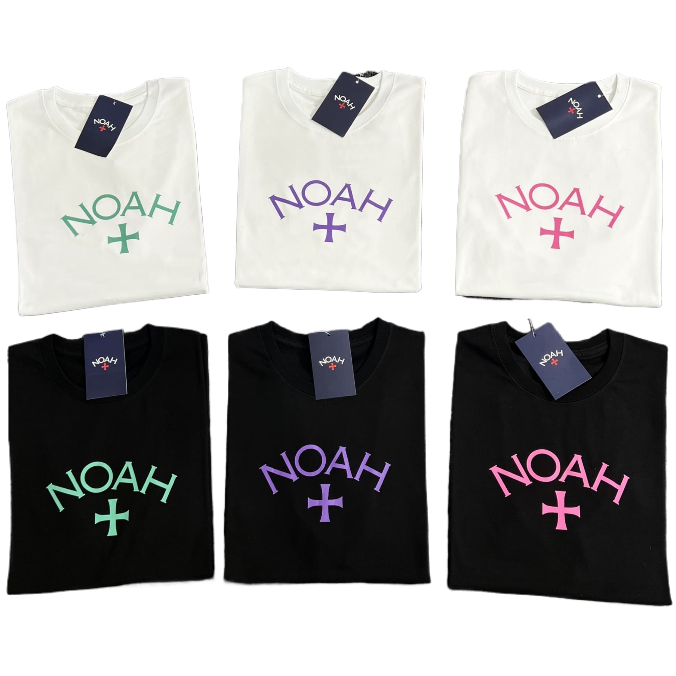 Noah Cross Print Short Sleeve Tee