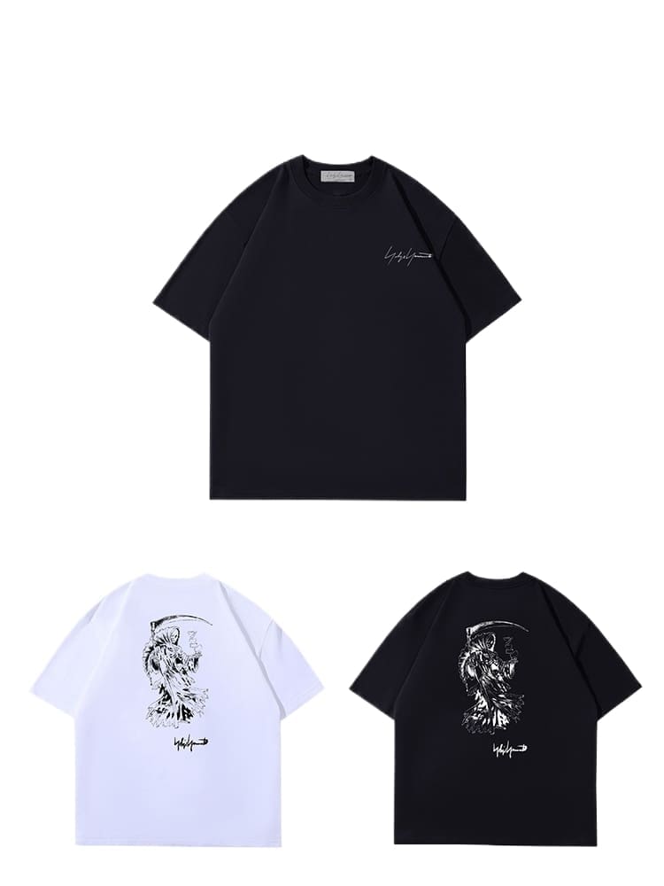 Yohji Yamamoto Death Sickle Print Tee