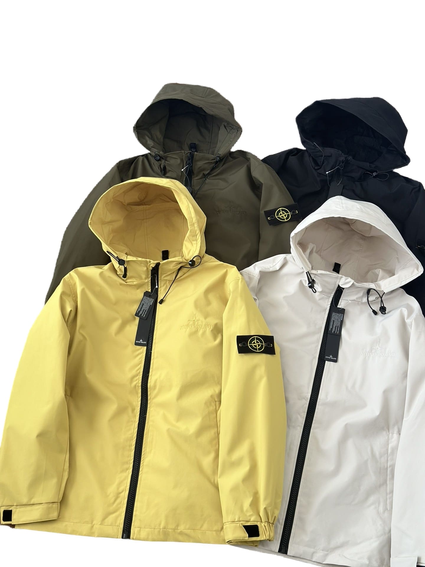 stone island24 new waterproof windproof breathable hood coat shell jacket jacket loose men and women