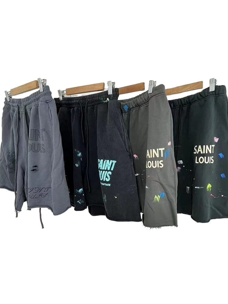 Saint Handmade Pants Leisure Shorts for Men and Women Fashion Brand