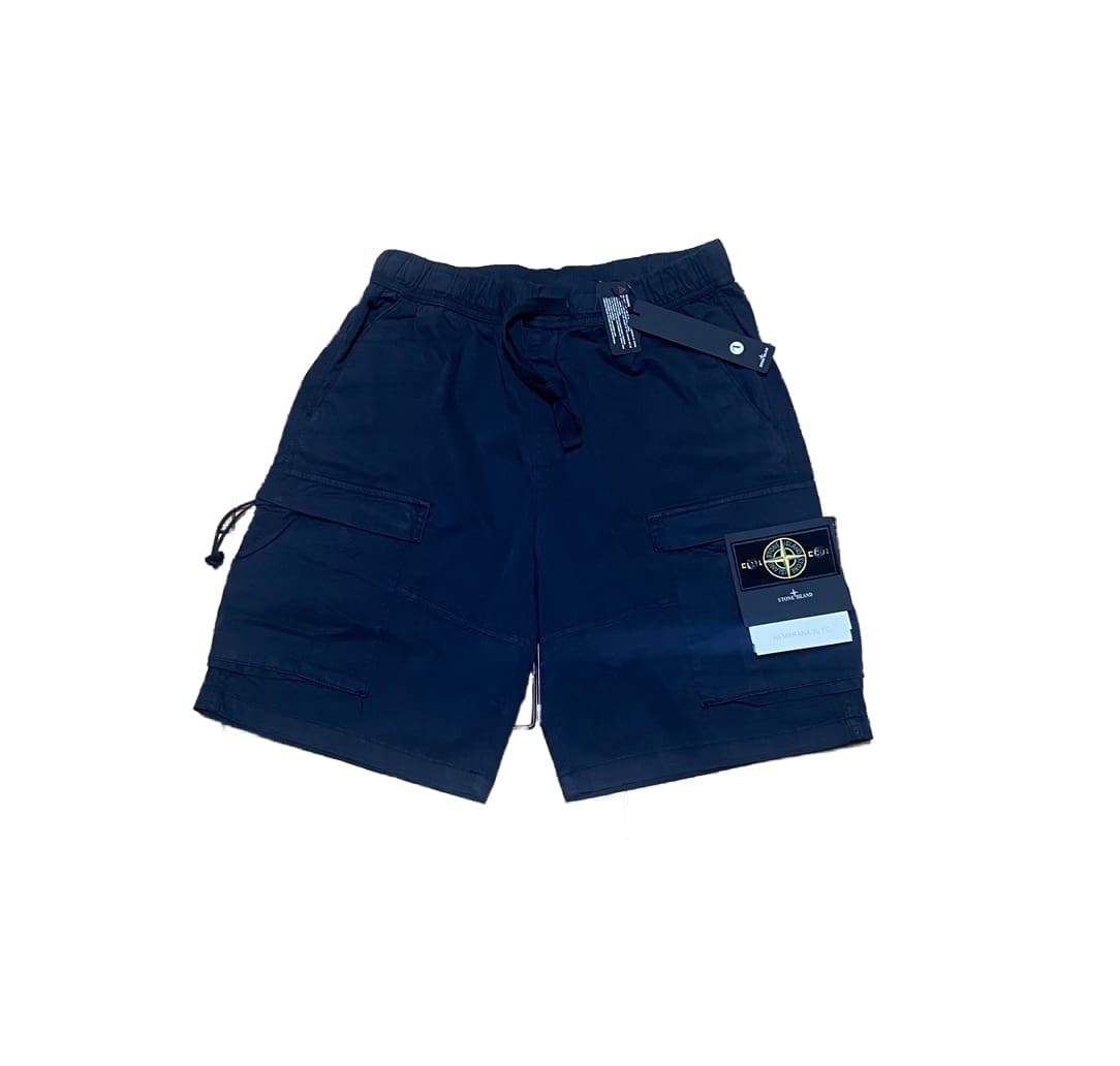 Stone Island Military Retro Washed Pocket Shorts Summer Style