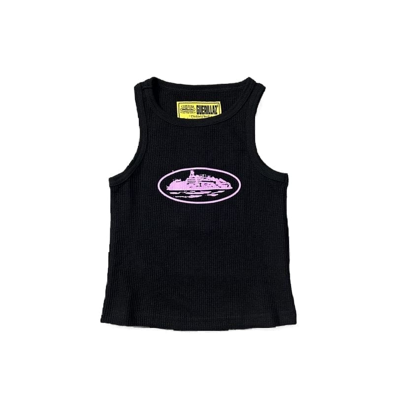 Corteiz Sexy Sleeveless Crop Top for Women