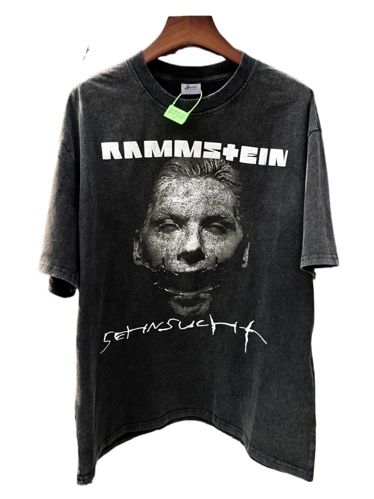 Saint German Chariot Vintage Washed Short Sleeve T-Shirt for Men and Women