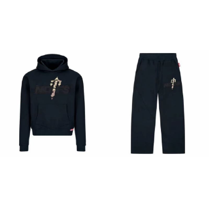 NOFS Letter Print Y2G Hip Hop Sports Suit Casual Set C