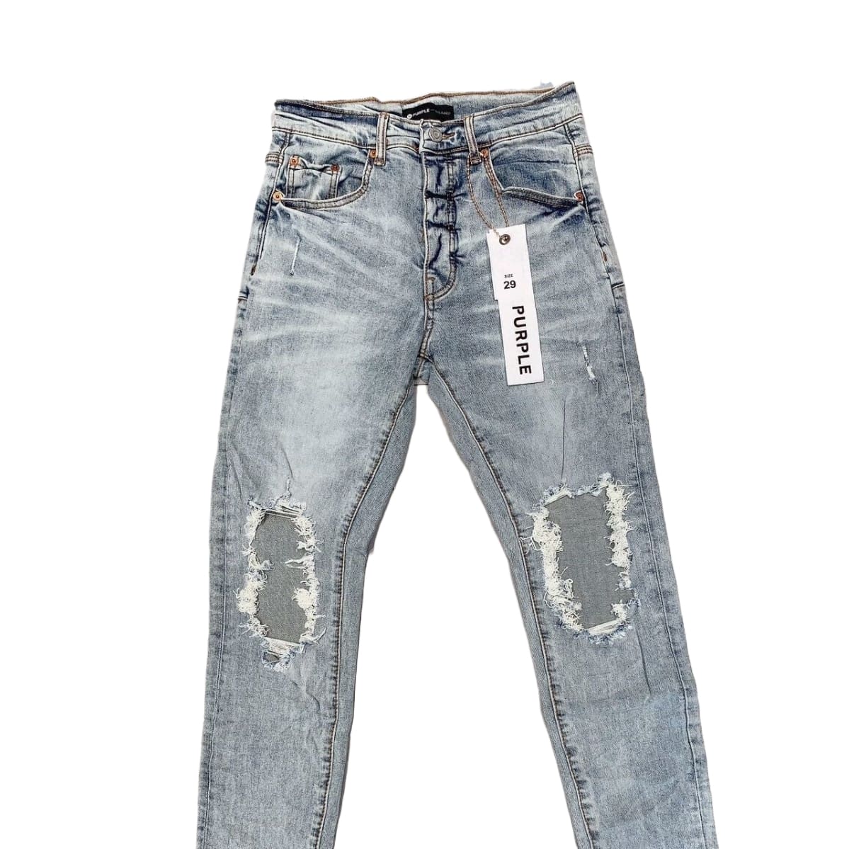 pu*re b*and ripped distressed jeans 7030 cross-border factory direct sales