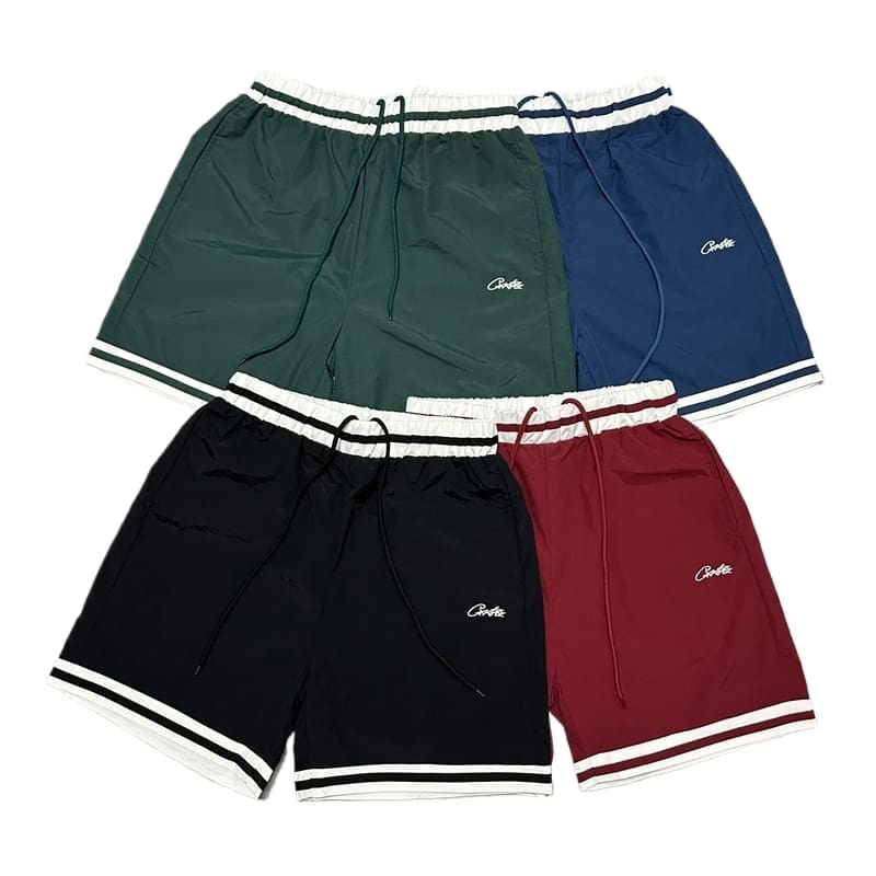 Corteiz High Street Letter Logo Quick-Drying Beach Shorts for Men