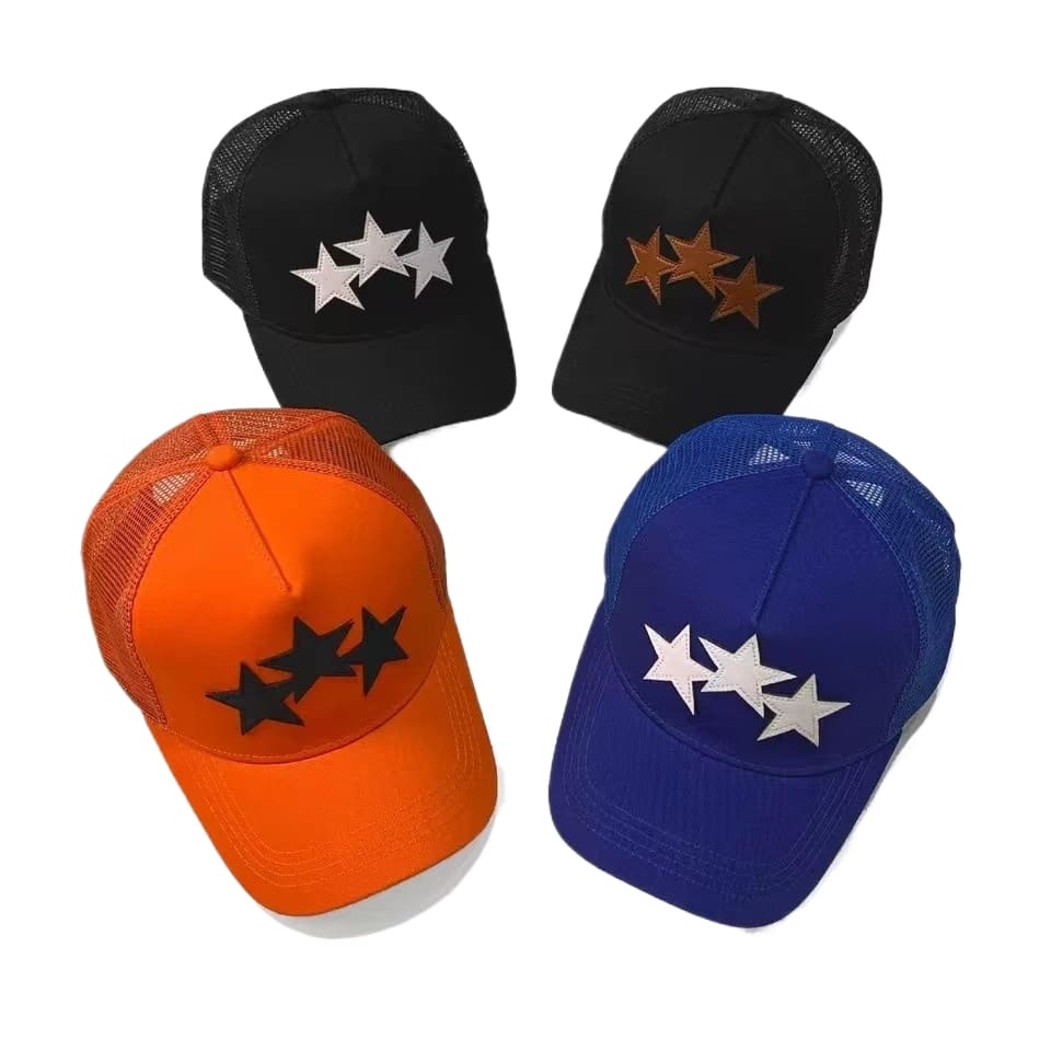 Amiri Embroidered Baseball Cap Sun Protection High Street Style