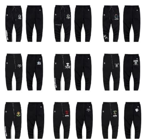 AAPE Camouflage Multi-Pocket Workwear Pants for Men and Women