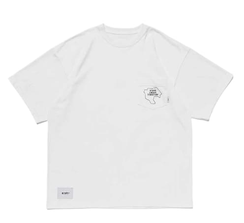 WTAPS printed short-sleeved T-shirt Japanese leisure CityBoy loose cotton pocket T-shirt men’s summer solid color shirt fashion