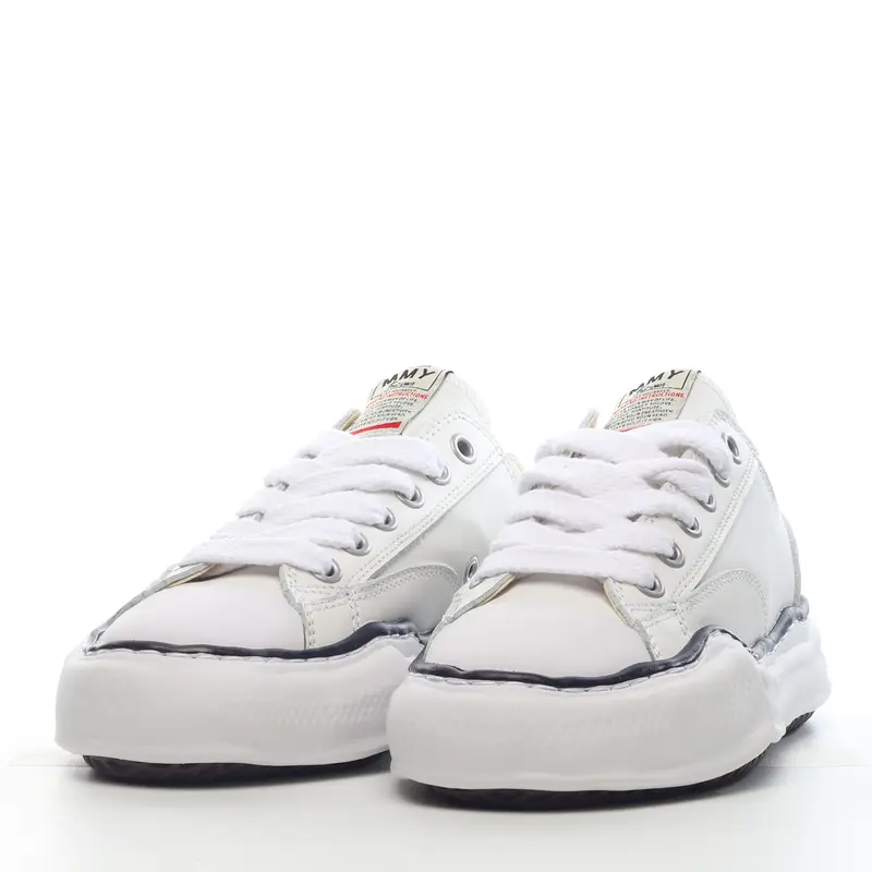 mmy Ma*s*n miharayasuhiro wayne original sole leather low sneaker grwy