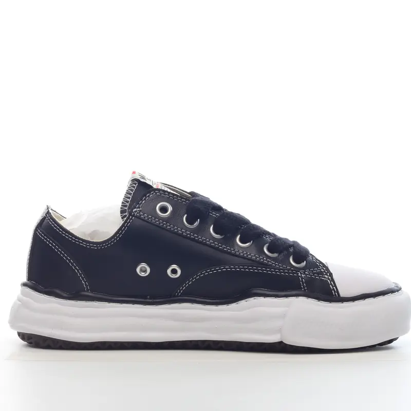 mmy Ma*s*n miharayasuhiro wayne original sole leather low sneaker grwy a