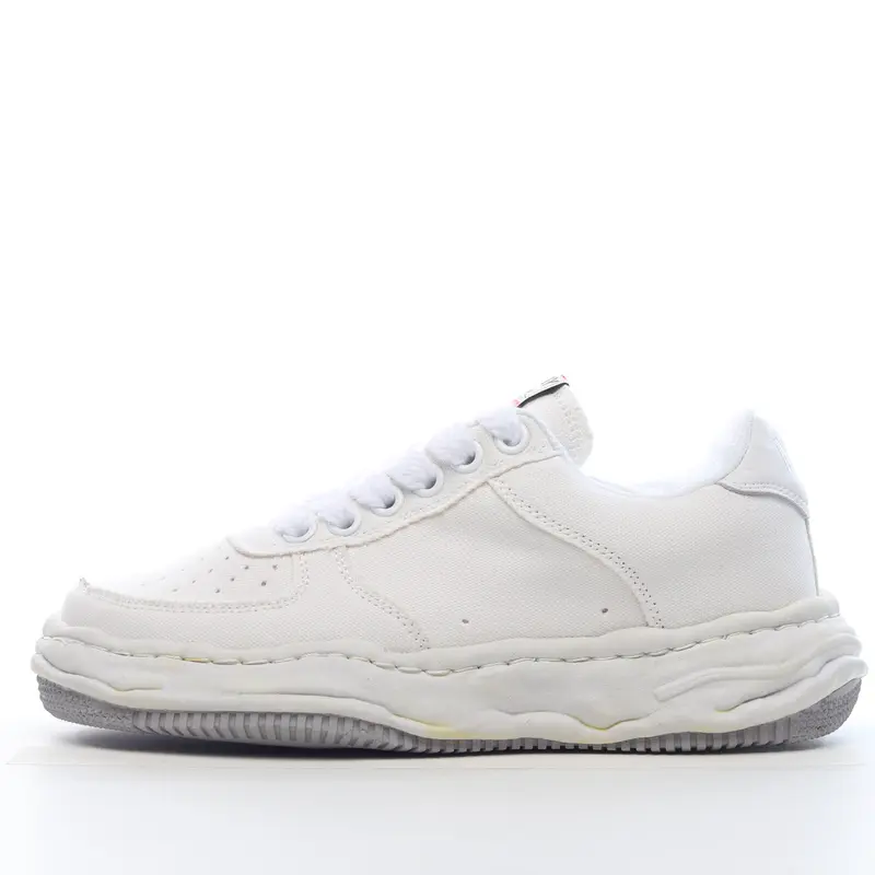 mmy Ma*s*n miharayasuhiro wayne original sole leather low sneaker grwy b