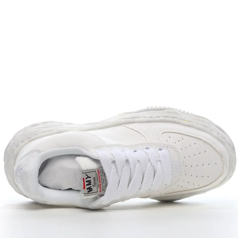 mmy Ma*s*n miharayasuhiro wayne original sole leather low sneaker grwy b