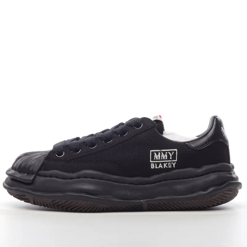 mmy Ma*s*n miharayasuhiro wayne original sole leather low sneaker grwy b a