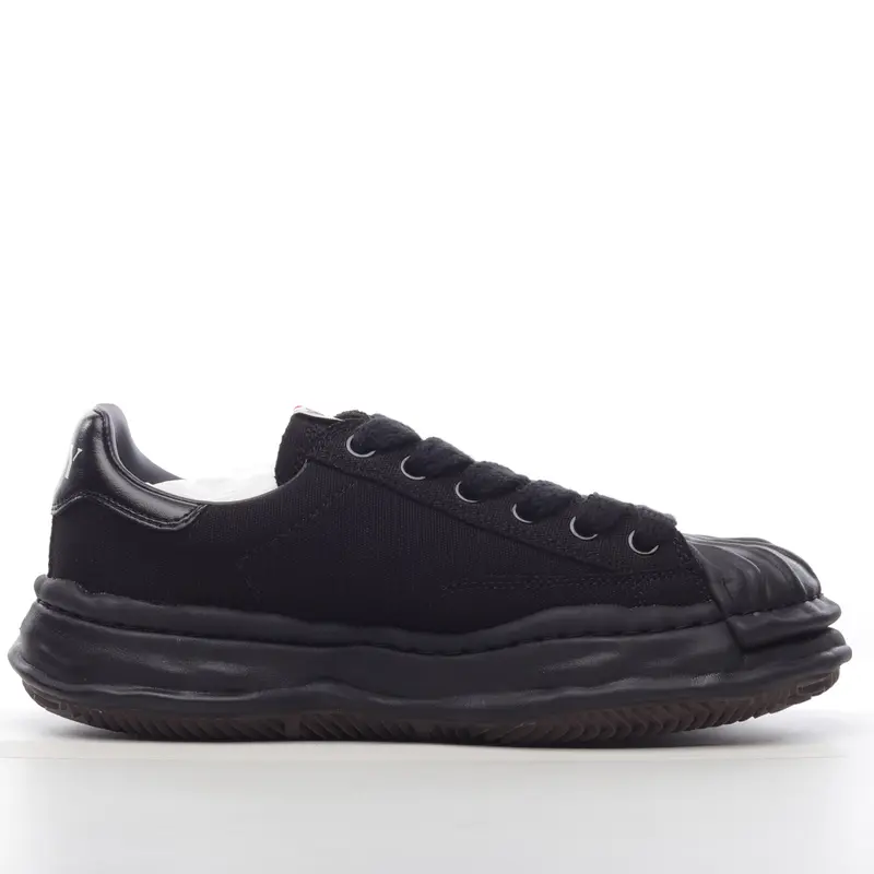 mmy Ma*s*n miharayasuhiro wayne original sole leather low sneaker grwy b a