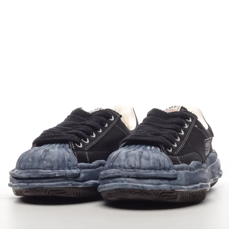 mmy Ma*s*n miharayasuhiro wayne original sole leather low sneaker grwy c