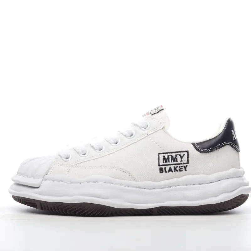 mmy Ma*s*n miharayasuhiro wayne original sole leather low sneaker grwy d