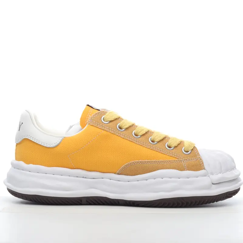 mmy Ma*s*n miharayasuhiro wayne original sole leather low sneaker grwy f