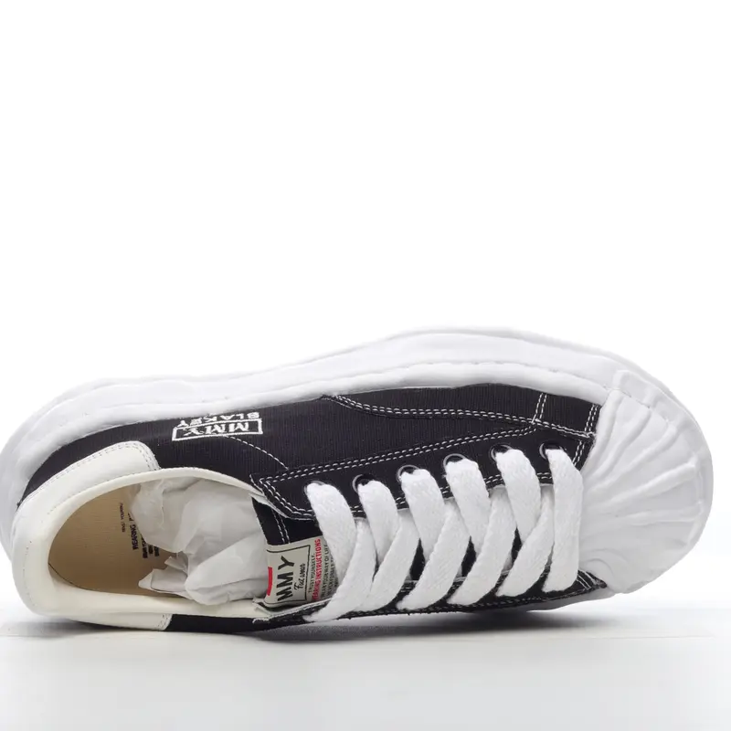 mmy Ma*s*n miharayasuhiro wayne original sole leather low sneaker grwy h