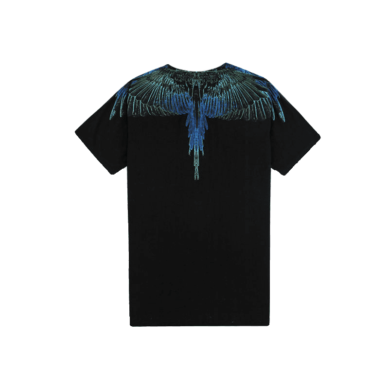 Marcelo Burlon MB Amber Green Wings short sleeve