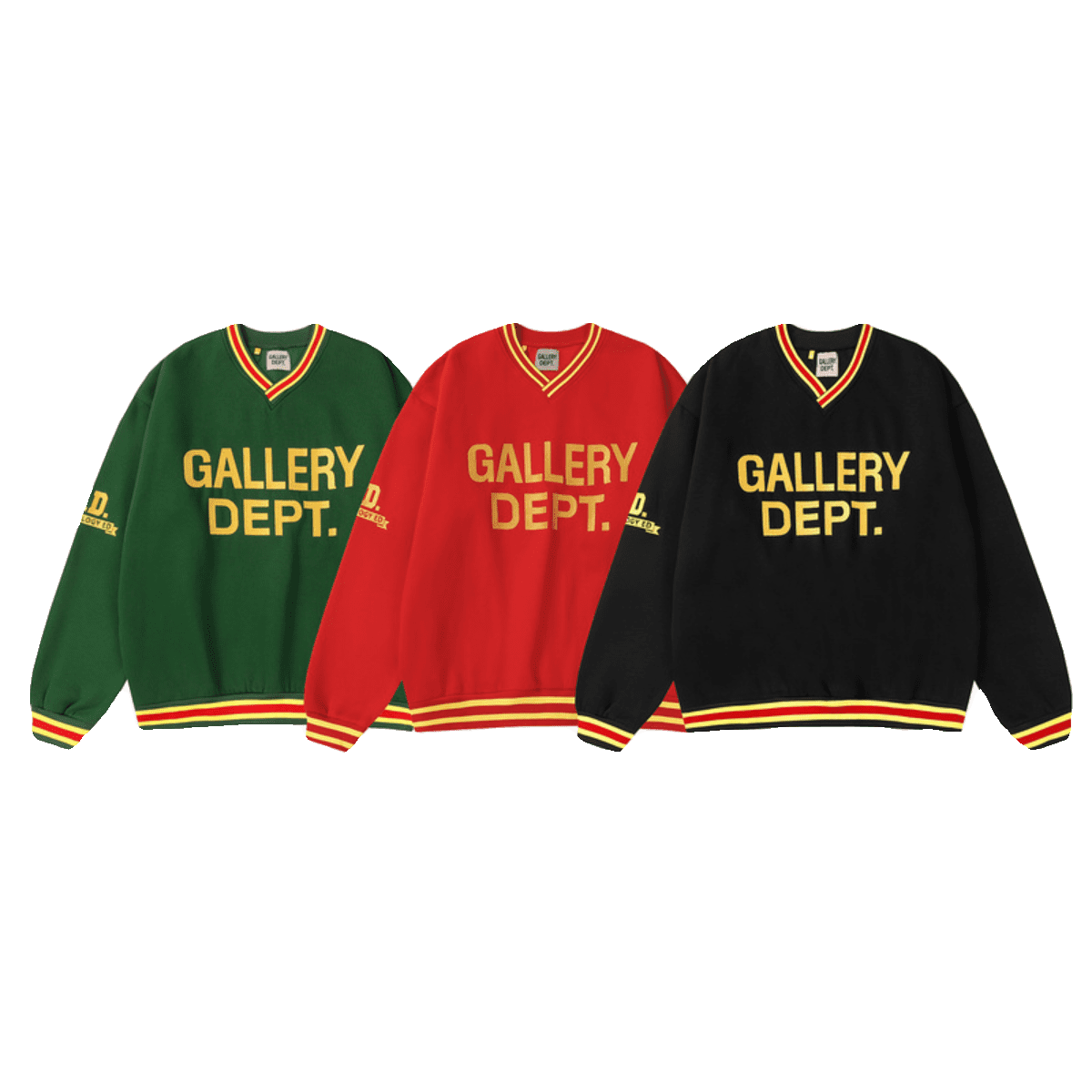 Gallery Dept Letter Printed Loose Couple Pullover Sweatshirt