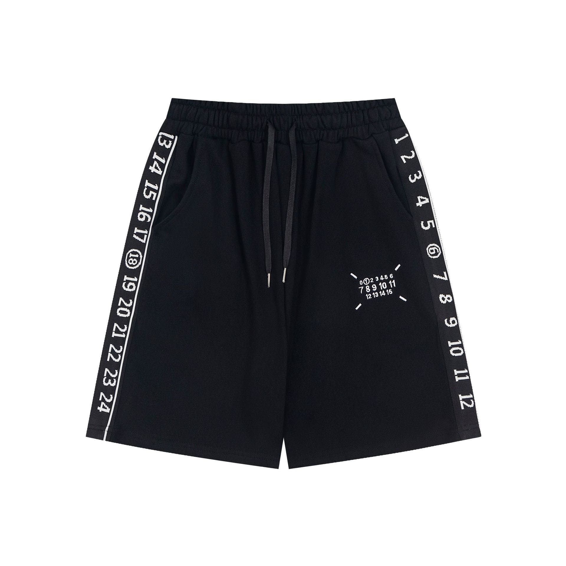 ma*s*n Ma*i*la mm6 digital pattern embroidered casual cropped shorts