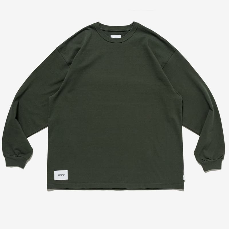 Fashion brand WTAPS back printed round neck long sleeve T-shirt men’s casual loose sports bottoming shirt men’s and women’s long sleeves top