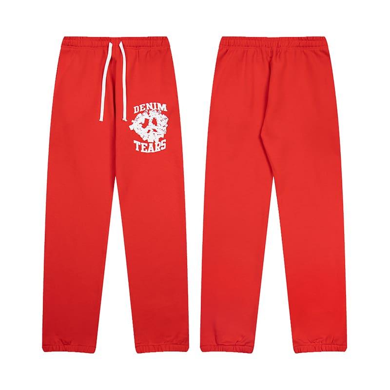 Denim Tears Puff Print Sweatshirt and Sweatpants Suit Autumn Winter