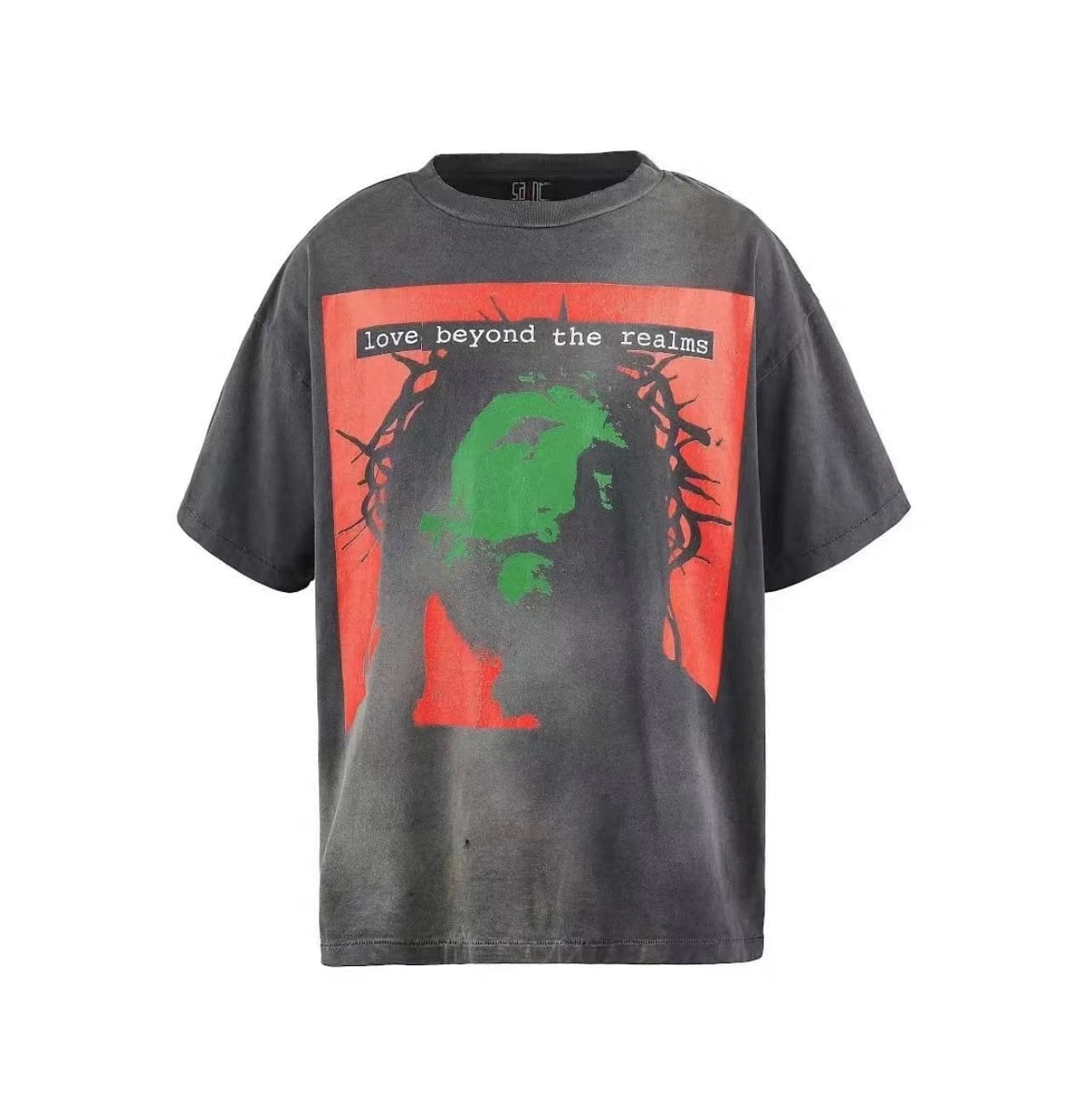 Saint Michael Kosuke Kawamura Washed Short-Sleeve T-Shirt for Men and Women