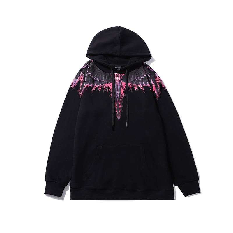 Marcelo Burlon Colorful Feather Phantom Wings Sweater Lightning Blade Hoodie