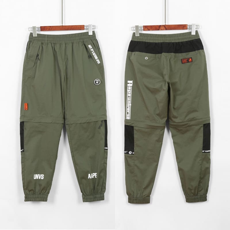 AAPE Ape Head Camouflage Multi-Pocket Workwear Pants for Men and Women