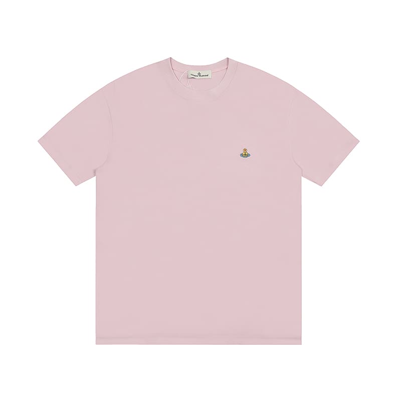 Vivienne Westwood Splash-Ink Embroidery Star Print Loose T-Shirt Half Sleeve