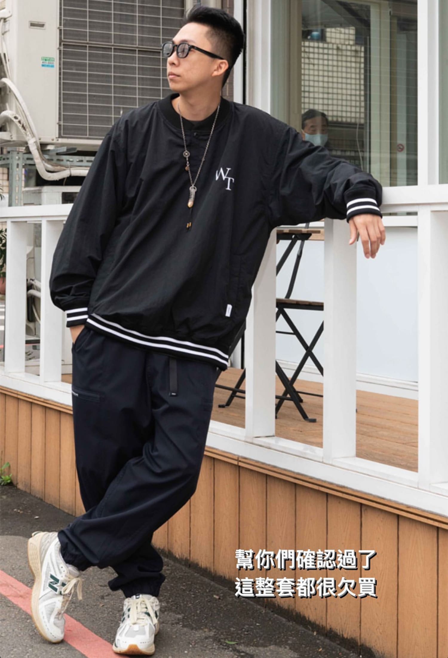 WTAPS 23SS pullover embroidery waterproof quick-drying outdoor sports loose long sleeve jacket for men