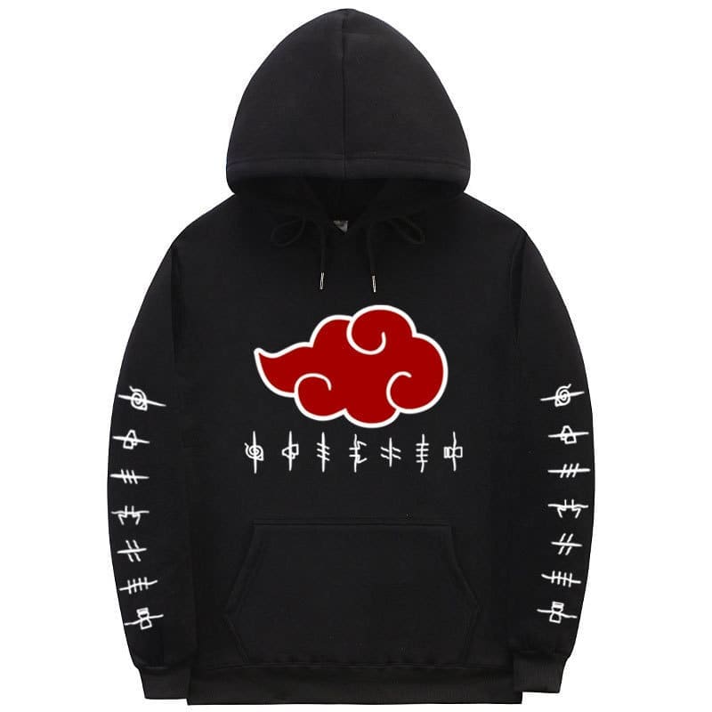 Naruto Sasuke Anime Printed Hooded Sweatshirt for Men and Women