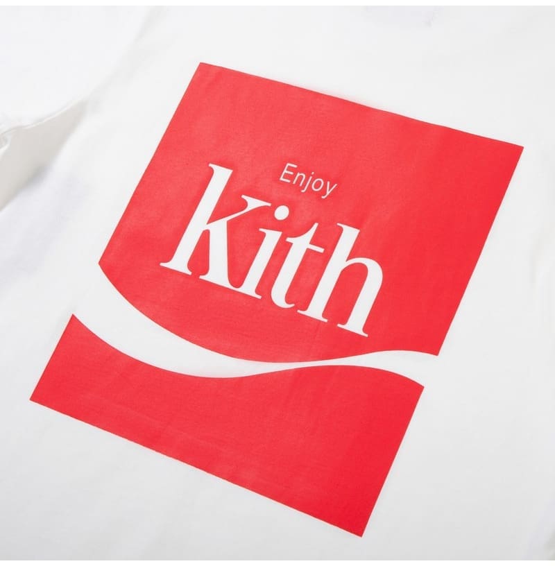 Kith Coca Cola Joint Name Short Sleeve T-Shirt for Men and Women