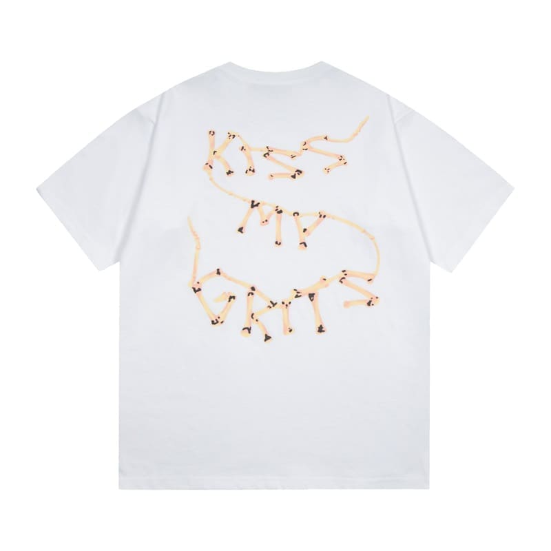 Denim Tears Hip Hop Pure Cotton Short Sleeve T-Shirt for Men and Women