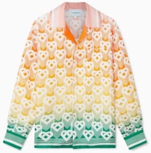 Casablanca Rainbow Love Hawaiian Shirt and Trousers Set for Vacation