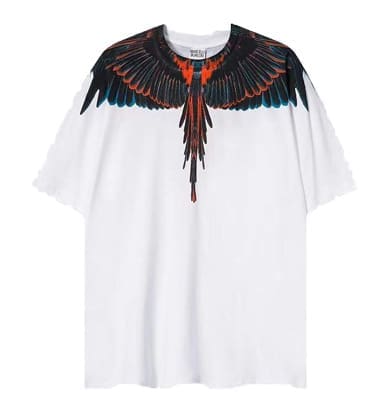Marcelo Burlon Wings T-Shirt Classic Feather Short Sleeve
