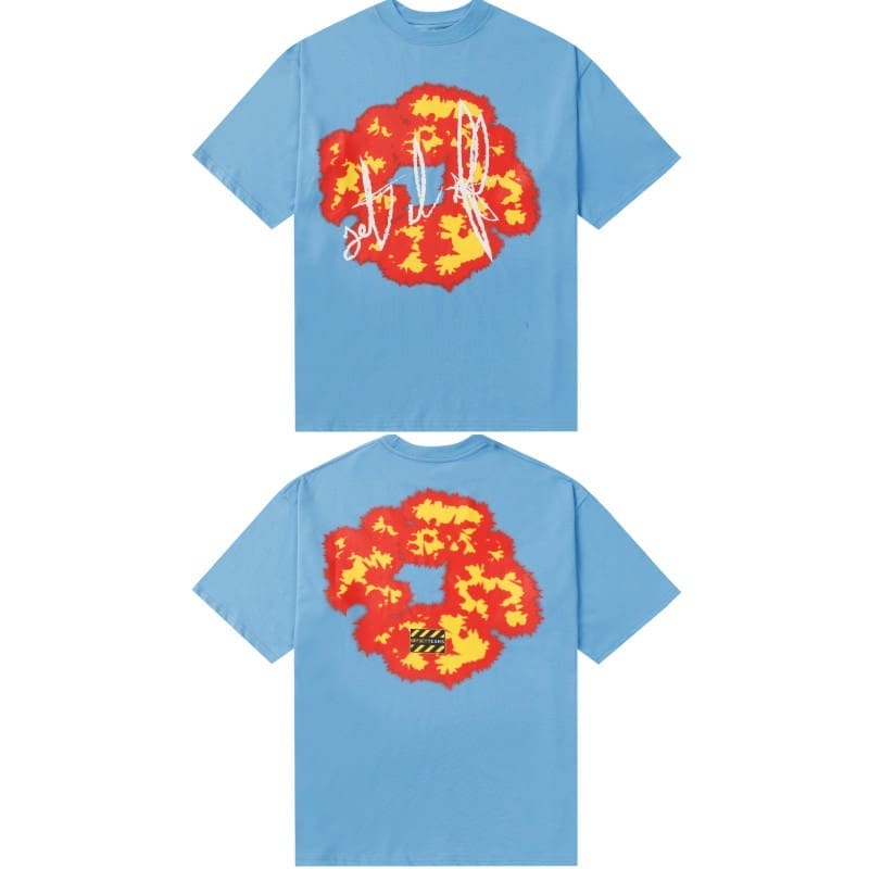 Denim Tears Oil Painting T-Shirt for Spring and Summer