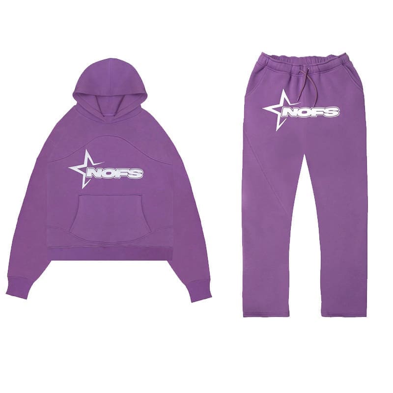 Printed Hoodie Y2G Style Fleece Jogging Sports Sweater Suit