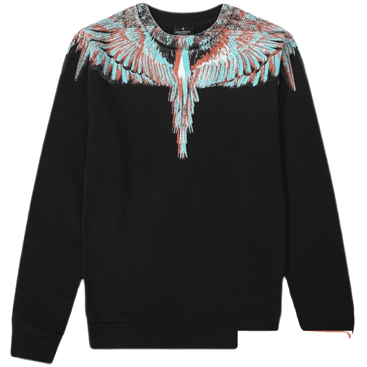 Marcelo Burlon MB new ghost phantom wings round neck sweater