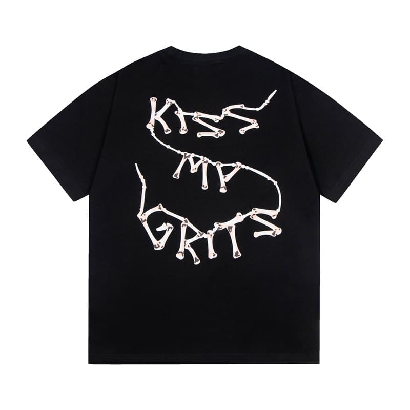 Denim Tears Hip Hop Pure Cotton Short Sleeve T-Shirt for Men and Women