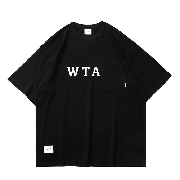 WTAPS DESIGN pocket printed short sleeve Japanese fashion brand CityBoy loose T-shirt for men