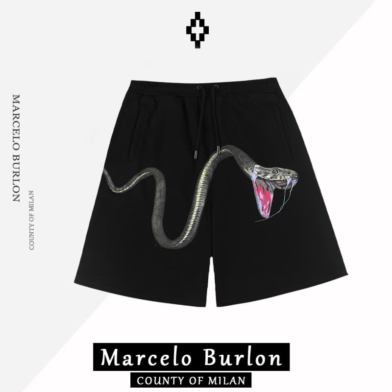 Marcelo Burlon MB Viper wings shorts
