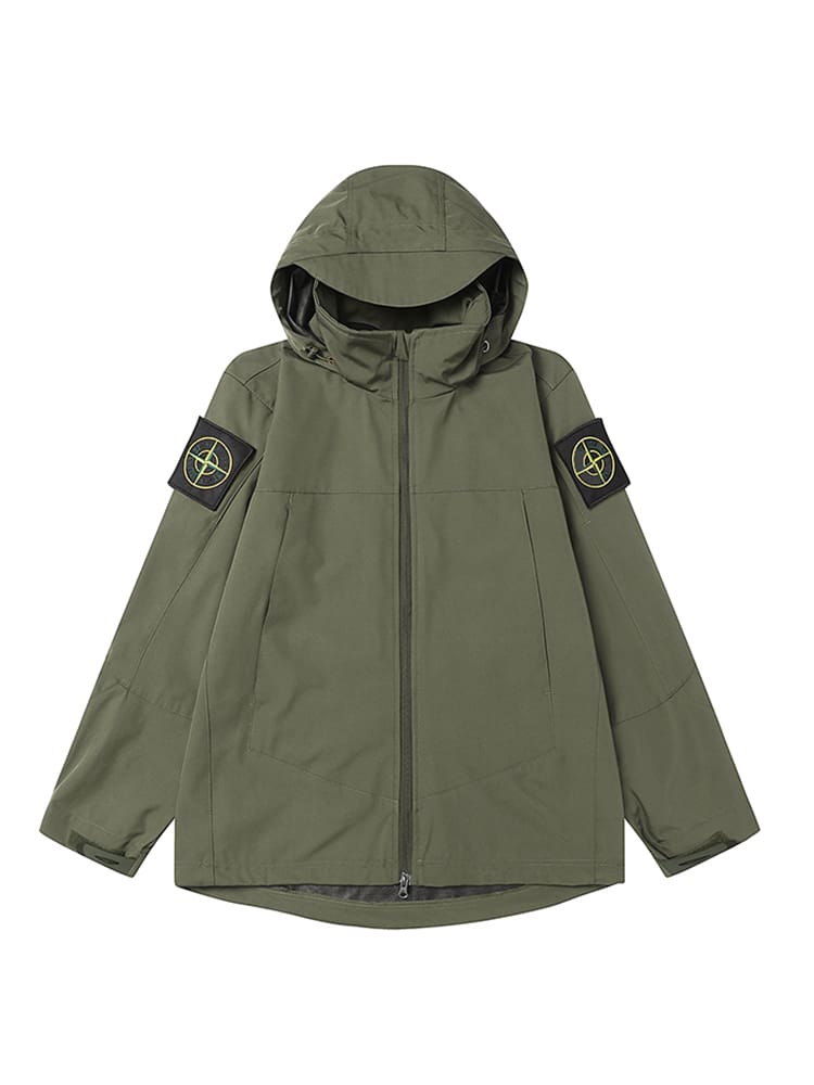 Stone Island Waterproof Soft Shell Jacket Hooded Casual Coat
