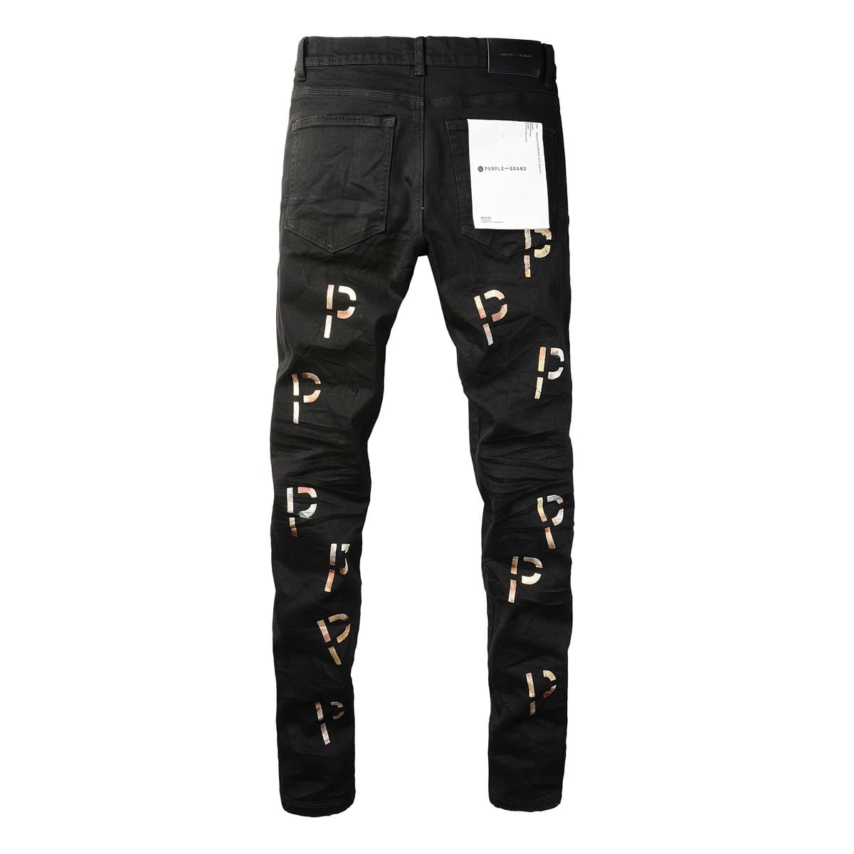 pu*re b*and jeans american gilded letter cross-border factory direct sales